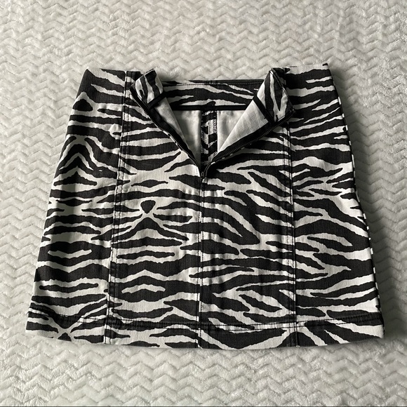 Wild Fable Zebra Print Skirt - Picture 2 of 3